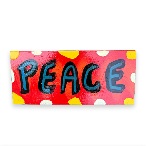 BeBo 12" x 5" Peace Sign WP6237